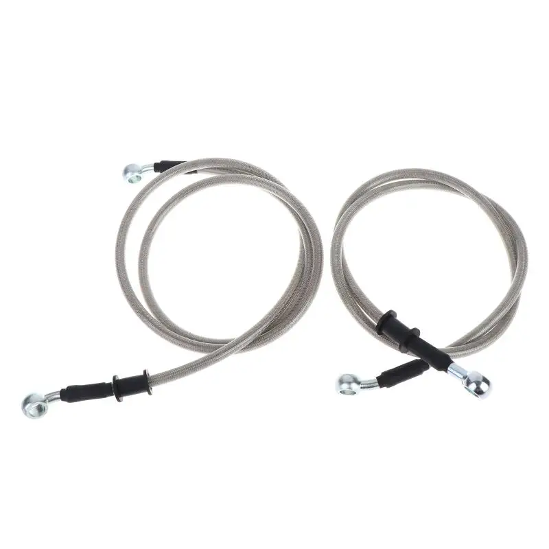 Universal Stainless Steel Braided Brake Hose Anti-aging for Motorcycle Electric Bike Disc Brake Custom Modification