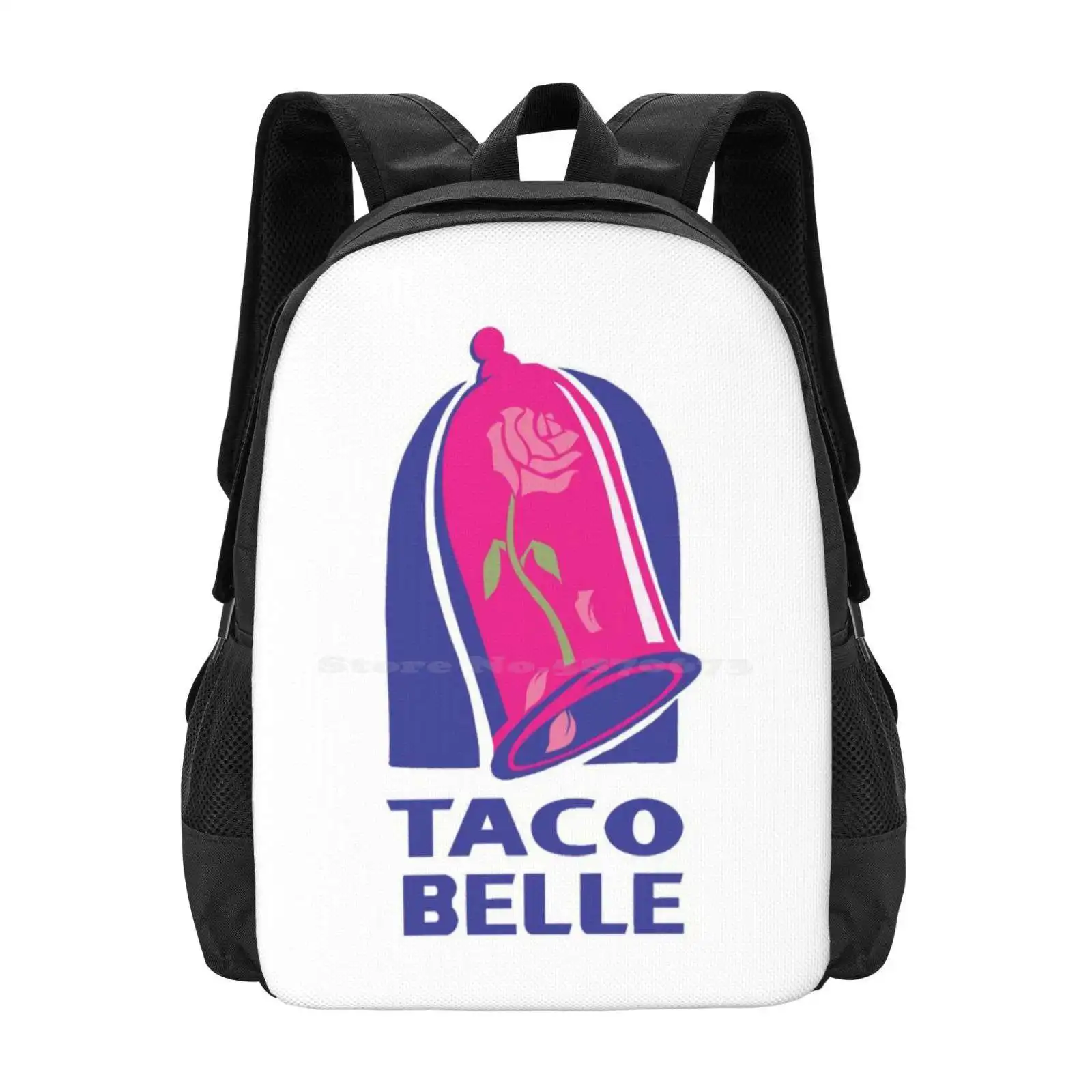 

Taco Belle Hot Sale Schoolbag Backpack Fashion Bags Taco Bell Belle Rose