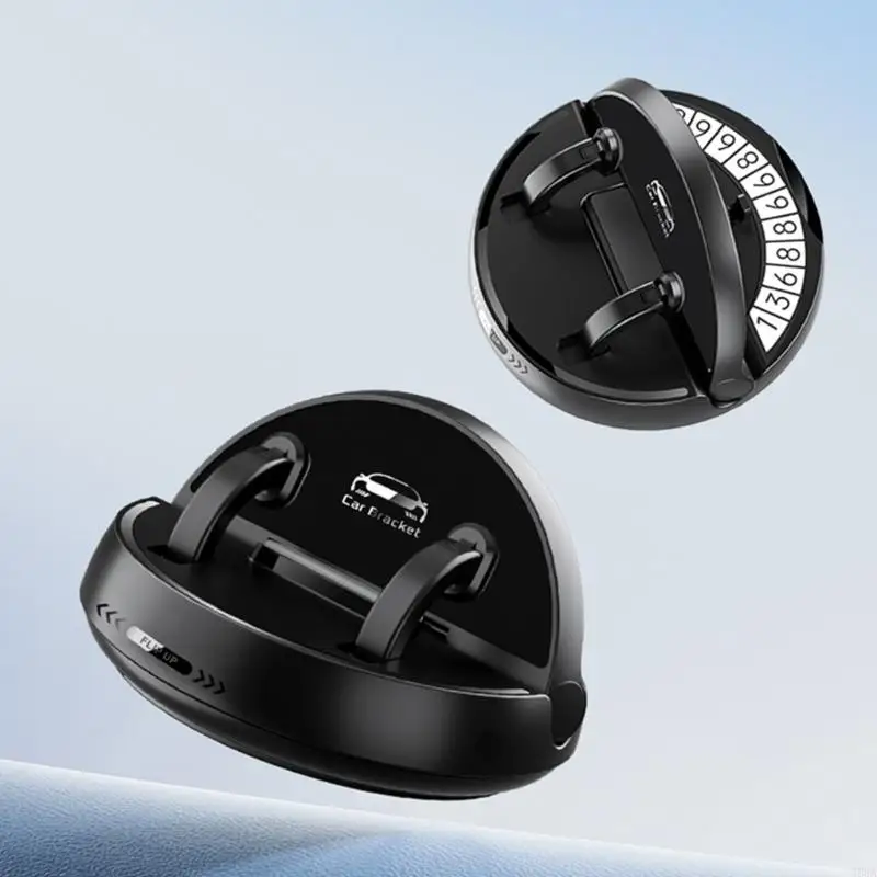 

Car Dashboard Phone Holder With Cable Management Clip And Oversized Nonslip Pad For Secure Phone Placement