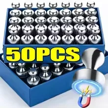 Metal Strong Magnets Neodymium Magnetic Pushpins Whiteboard Fridge Thumbtack Durable Power Magnet Push Pins for Office School
