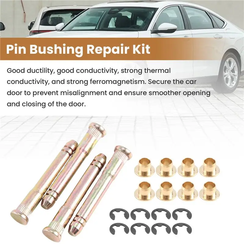 A56P-Car Door Hinge Pins Pin Bushing Repair Kit Fit For Honda Civic Accord Cr-V Crx Ek Eg