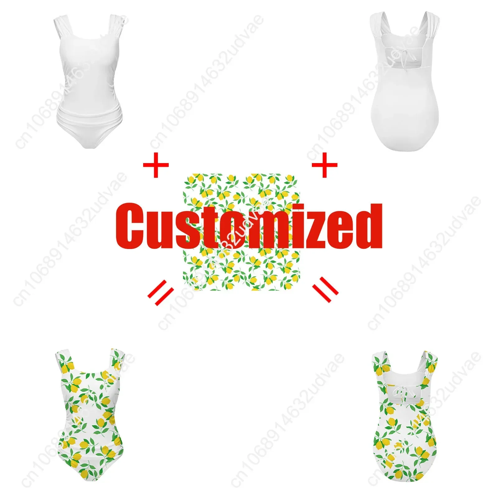 Picture 6: Deltarune Spamton Undertale Swimsuit Wide Strap Women Bathing Suits Personalized Swimwear High Quality Customize Beachwear