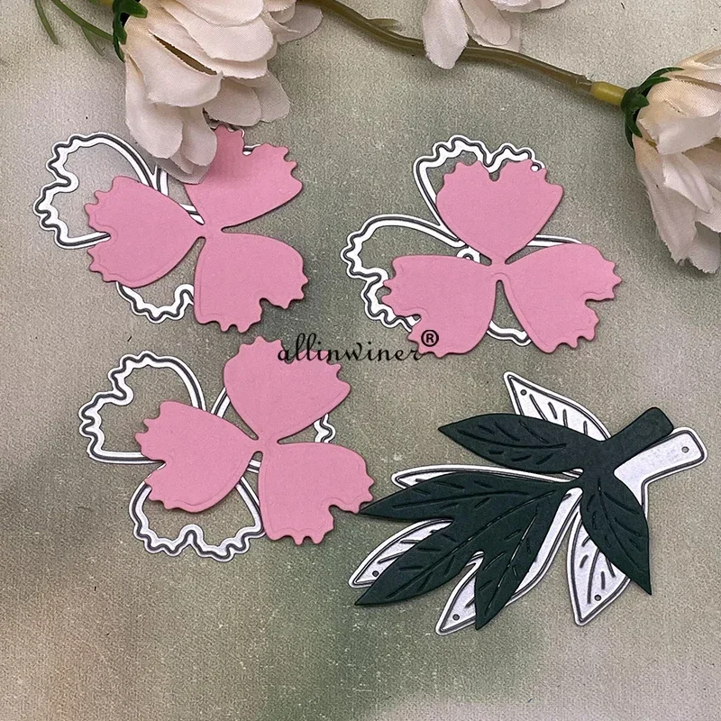 

Flower leaf decoration Metal Cutting Dies Stencils Die Cut for DIY Scrapbooking Album Paper Card Embossing