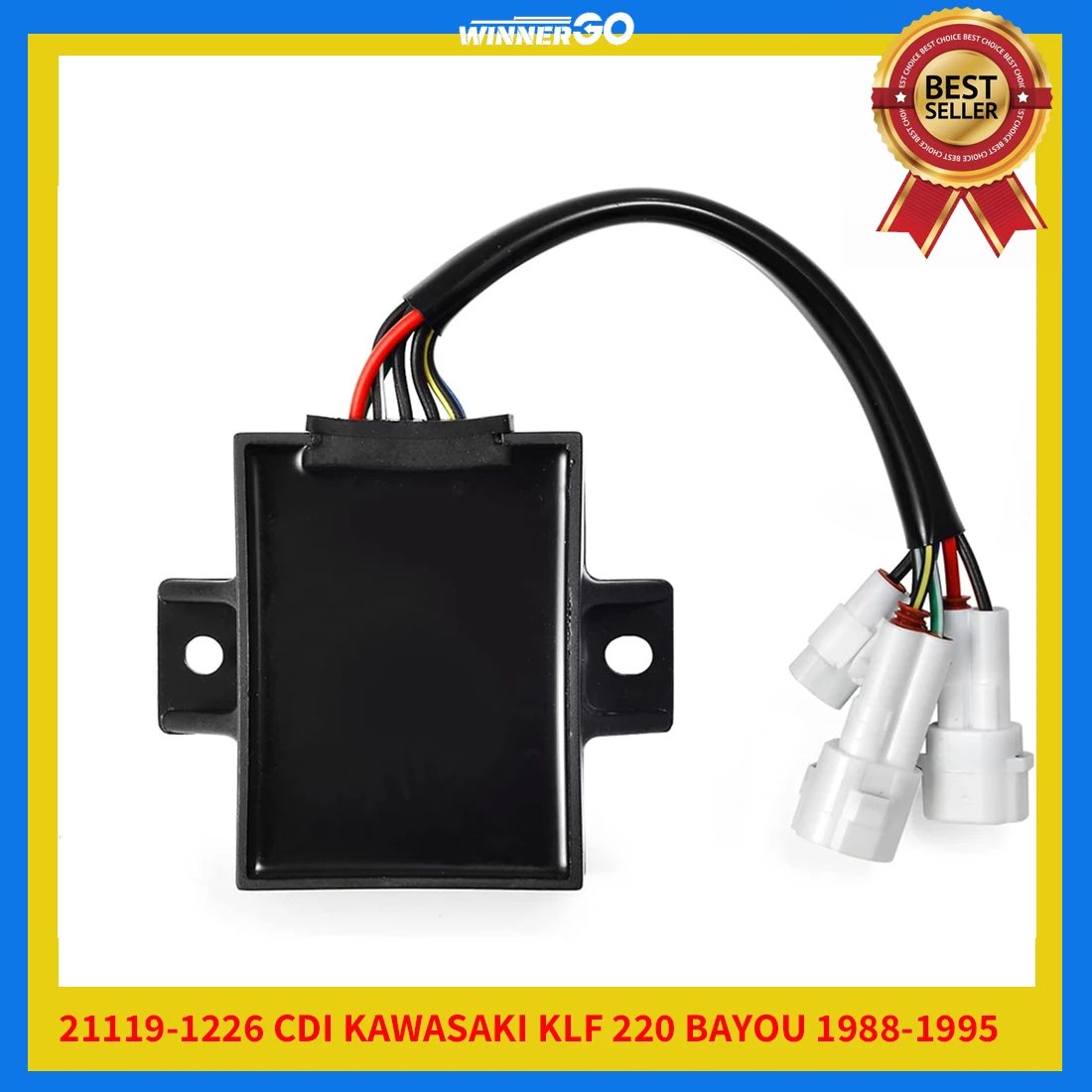 

CDI Box Ignition Compatible with Kawasaki Bayou 220 1988 1989 1990 1991 1992 1993 1994 1995 21119-1226