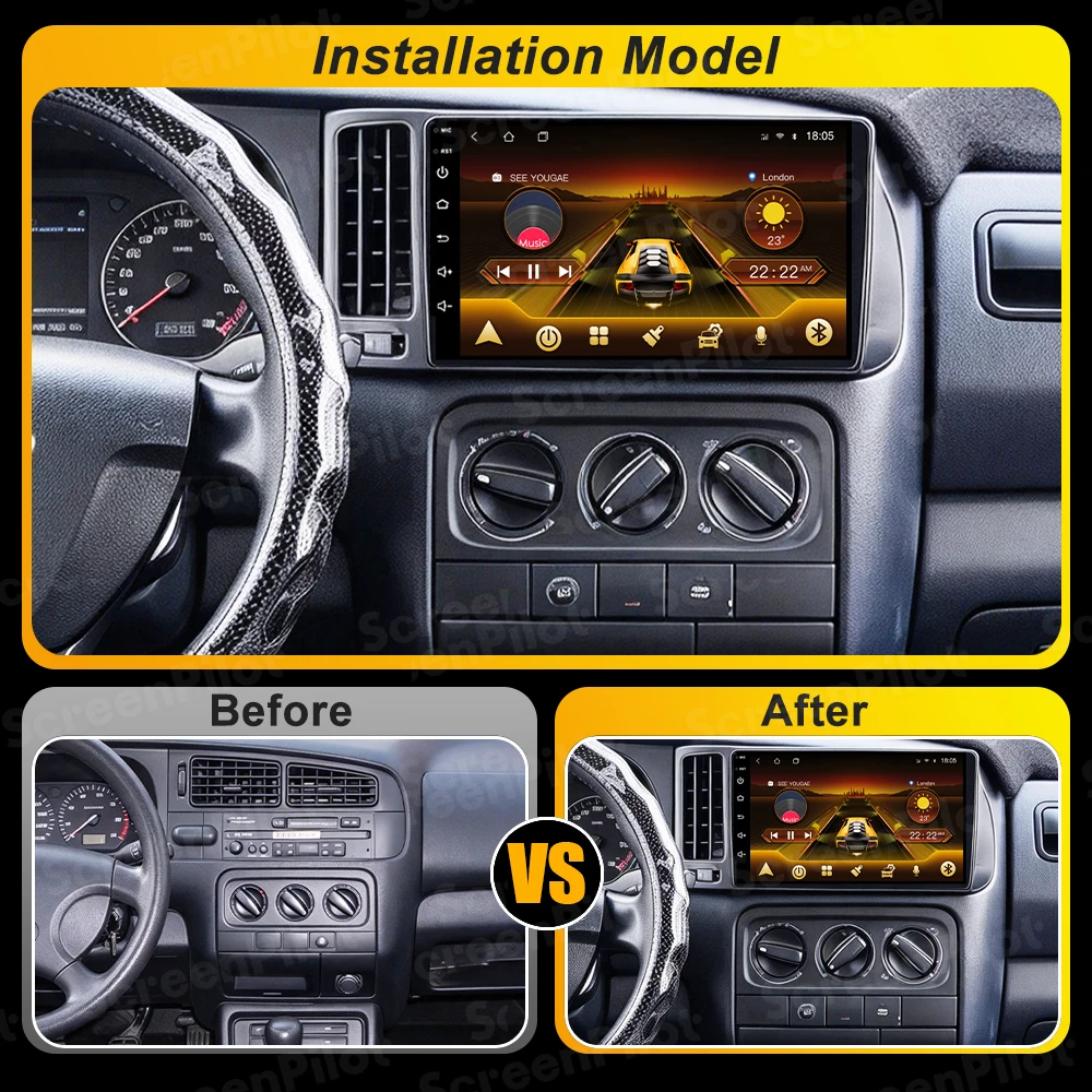 Android 16 For VW Volkswagen Golf 3 1992 -1993 Car Radio Stereo Head Unit Multimedia Video Player 2K QLED RDS 9 inch 8 Core RDS