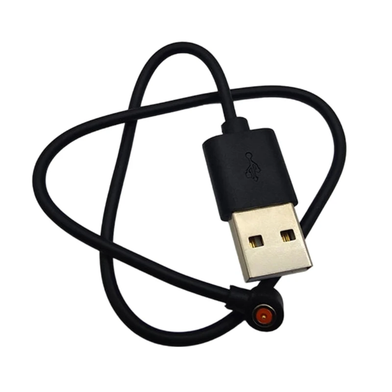 Y6U6 สายชาร์จ USB สำหรับเดินทางสวมทนสายชาร์จแม่เหล็กสำหรับอุปกรณ์เสริมการชาร์จระยะทาง 4 มม. 30 ซม