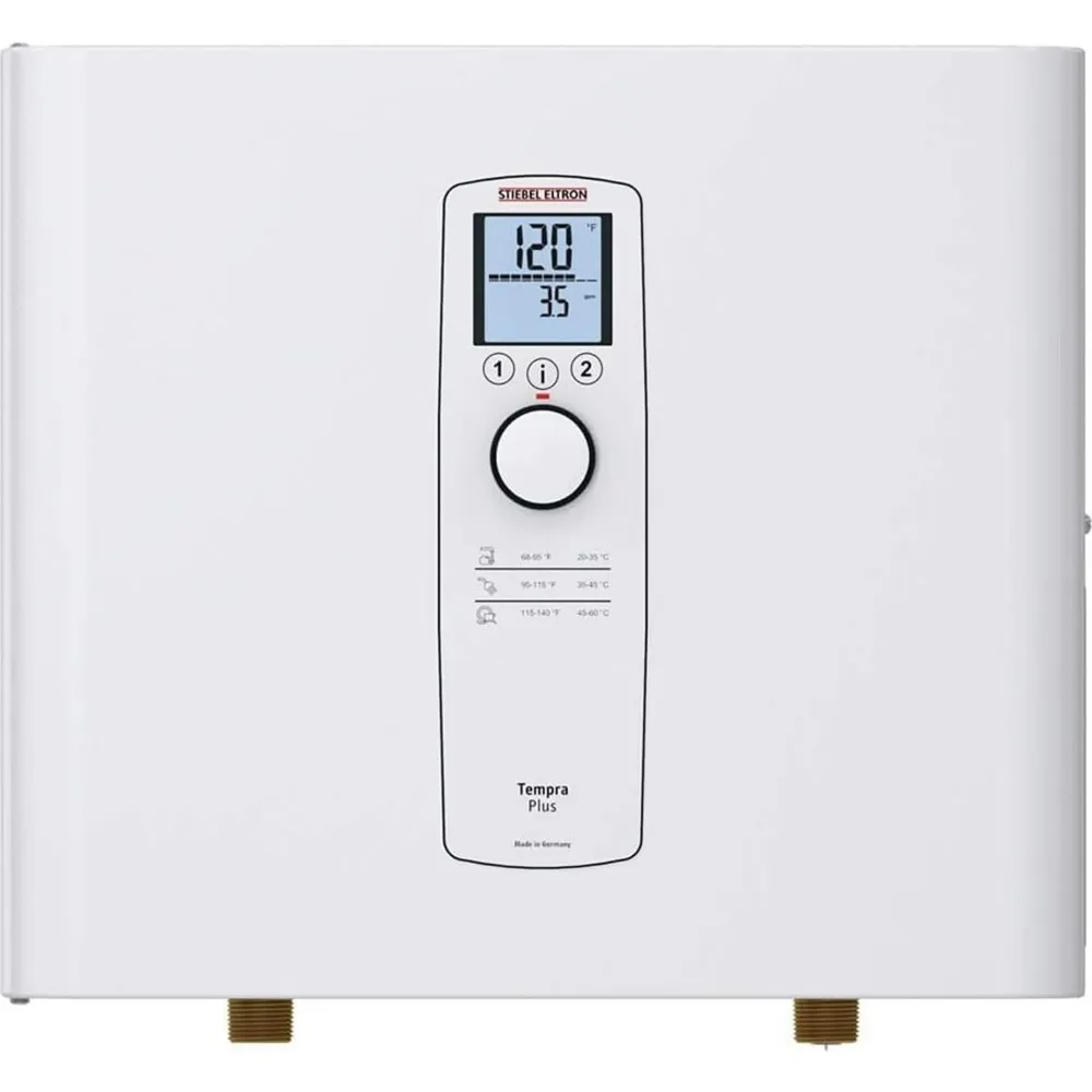 Tankless Heater – Tempra 36 Plus – Electric, On Demand Hot Water, Eco, White