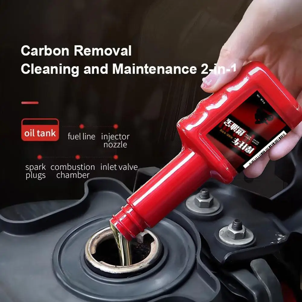 

60ml Motorcycle Engine Oil Additive Motorcycle Engine Agent Carbon Treasure Cleaner Remover Saving Petrol Engine Carbon Z0T3