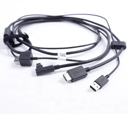 Imagen 2 del producto Para Wacom One DTC133 X tipo ACK44506Z híbrido 3 en 1 Cable adaptador cargador