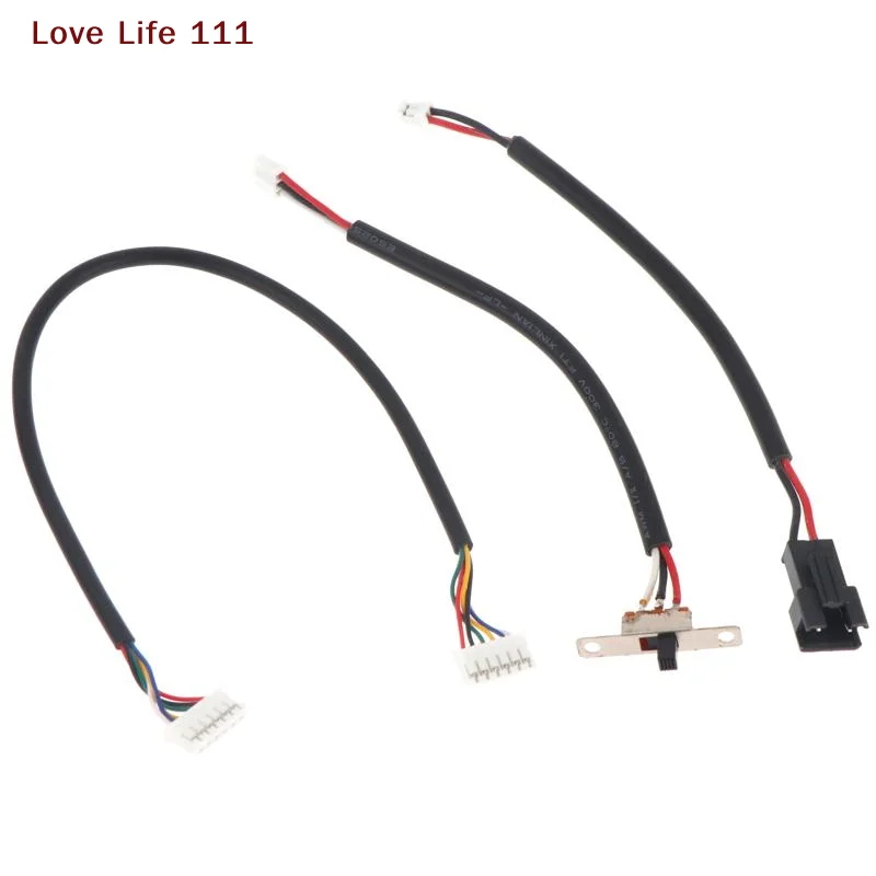 RC Car Wiring Harness Spare Accessory High Quality Battery Cable Power Switch Wire Compatible with 1/12 MN82 MN99S2 RC Truck