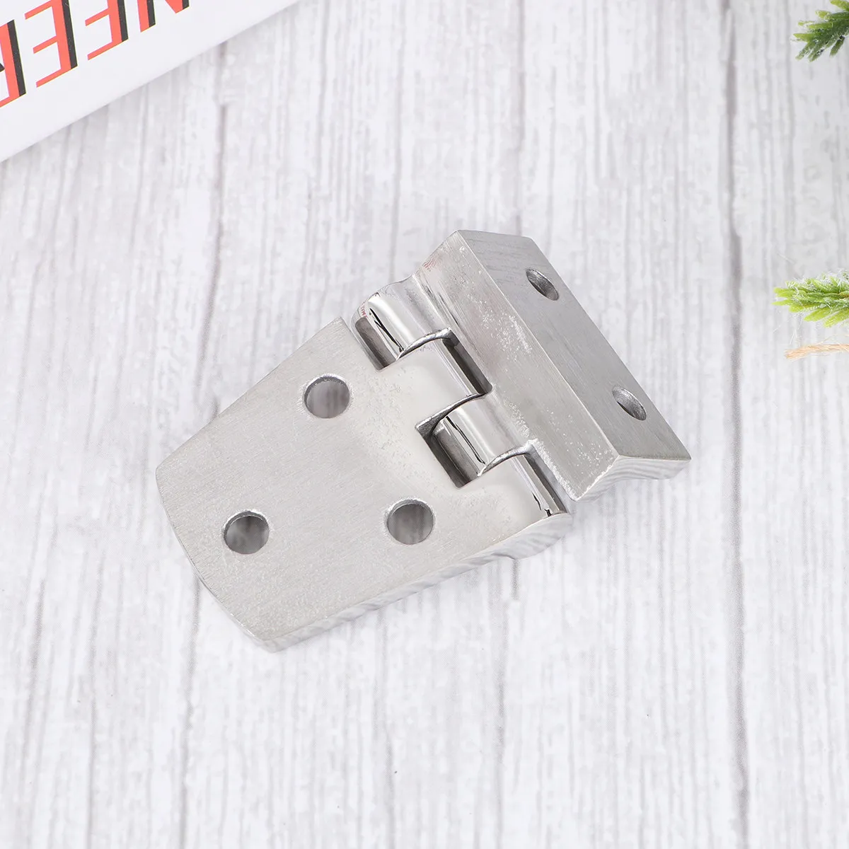 Stainless Steel Hinge 3.8x5.4cm Thickened Silent Cabinet Drawer Door Mounting Hardware for Home Furniture Office Yacht Motor