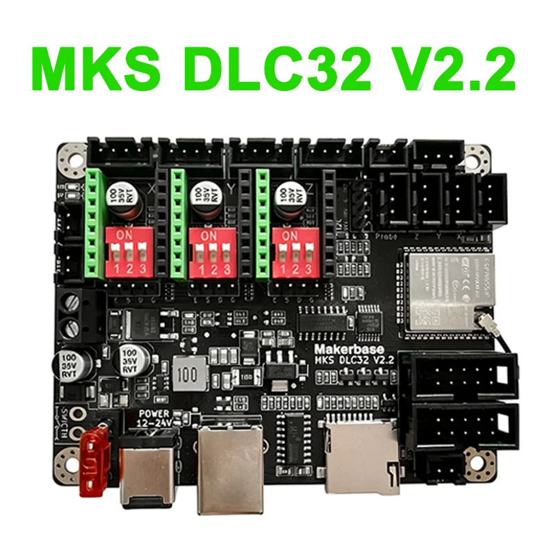 Makerbase MKS DLC32 V2.2 Offline Controller Control Board 32bit Motherboard ESP32 WIFI TS24/TS35 Screen For CNC Laser Engraver view 2