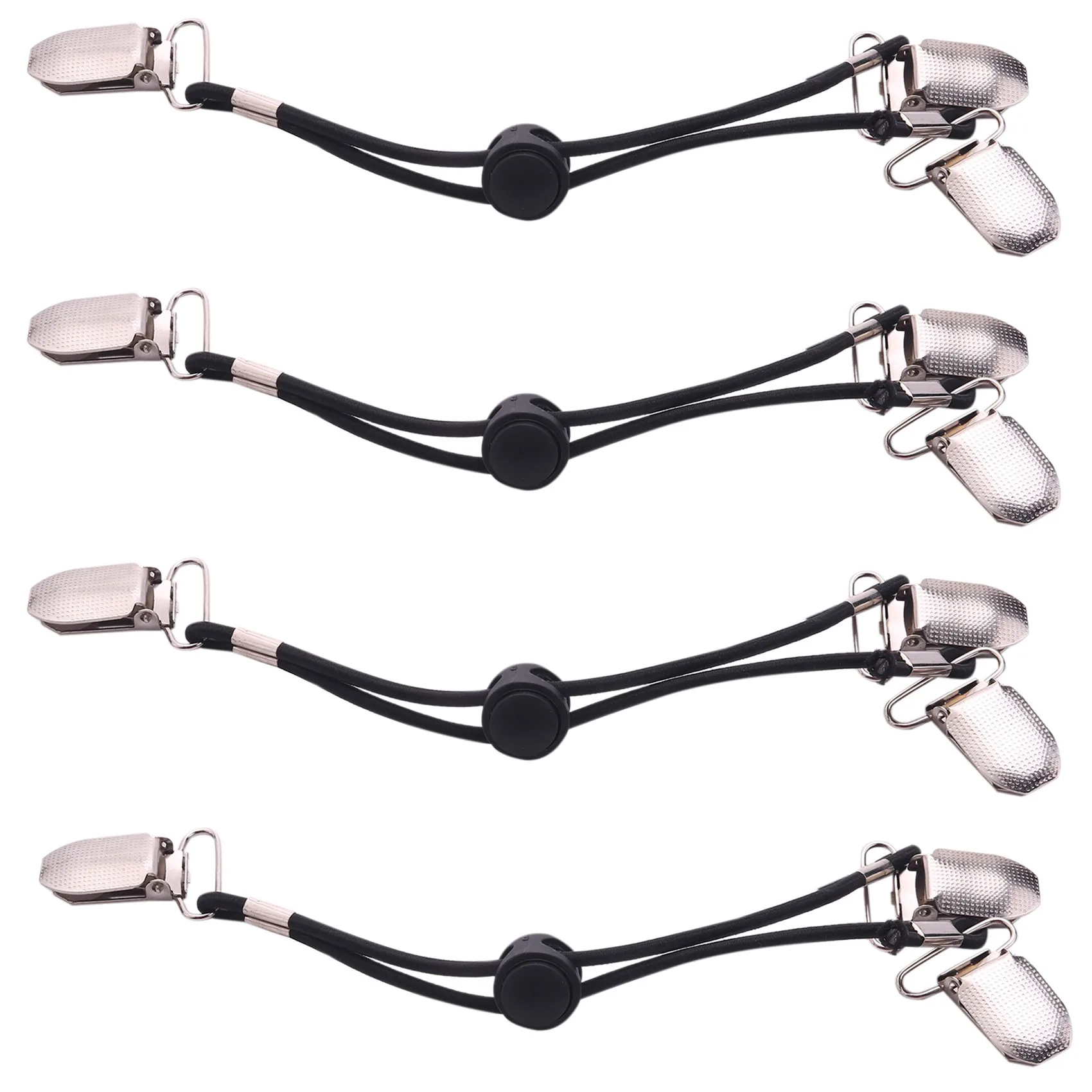 AB08-Bed Sheet Clip,Sheet Strap,3-Way Heavy Duty Adjustable Bed Sheet Holders Fasteners Grippers Clips Suspenders Straps (Pack O