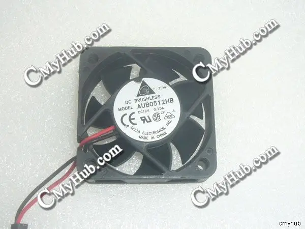 For DELTA ELECTRONICS AUB0512HB DC12V 0.15A 5015 5CM 50MM 50X50X15MM 2pin Cooling Fan AUB0512HB