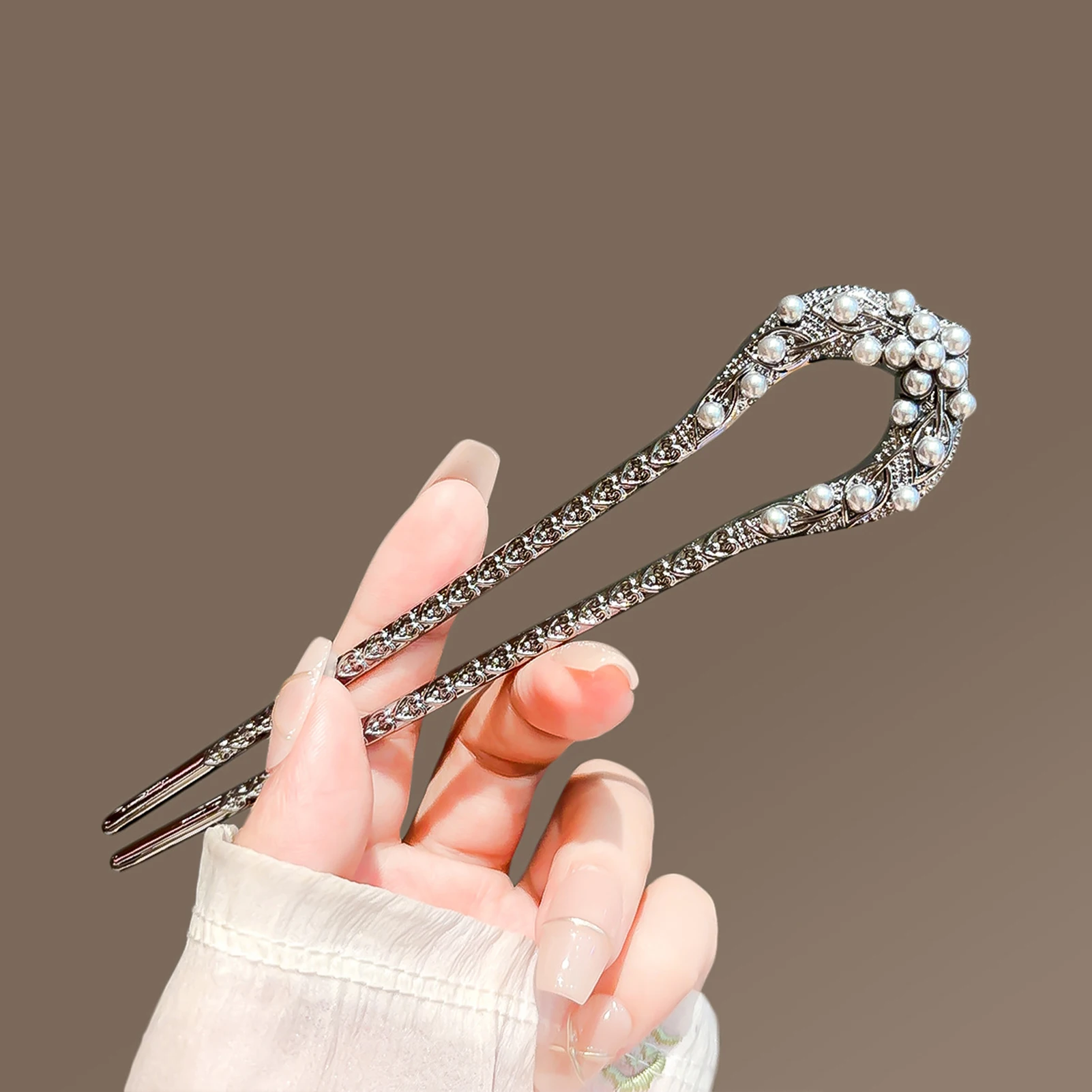 

Fashion Metal U Shape Hair Clip For Women Elegant Simulated Pearl Tassels Hairpin Hair Accessories Female Headwear Gifts