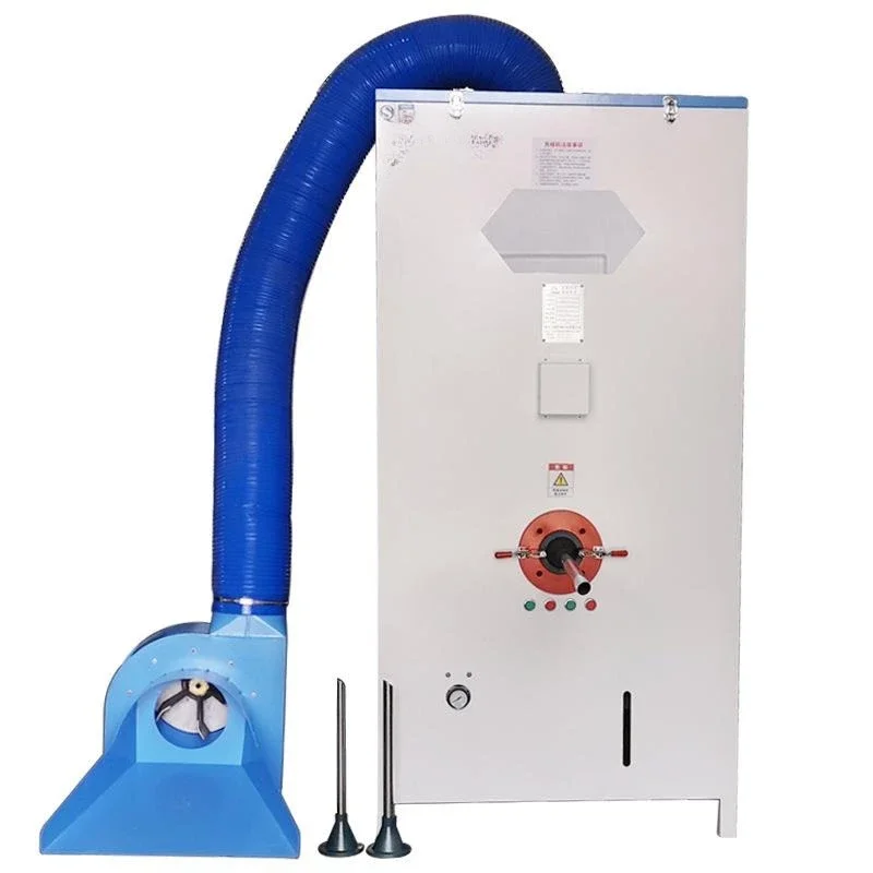Large single port cotton filling machine PP cotton pearl  down  filling machine can be used to charge