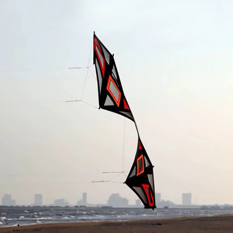 9KM Freilein 4 Line Stunt Kite 2.4Mเริ่มต้นกายกรรมชายหาดกีฬาKiteสําหรับผู้ใหญ่ขนาดใหญ่Professional Kite (ยอมรับขายส่ง)