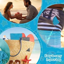 Beach Sand Removal Bag For Adult/Kids Lightweight Portable Sand Remover For Beach Vacation