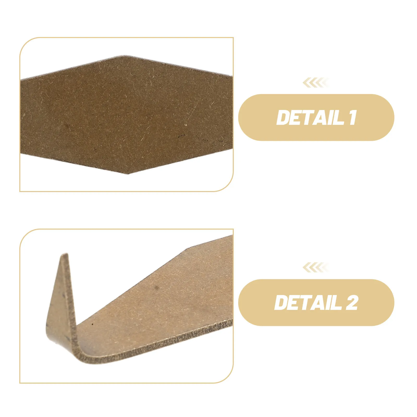5Pcs Brass Staples Rectangle Metal Staples Repair Claw Fastener Holder Porcelain Ceramic Pottery Repair Tools