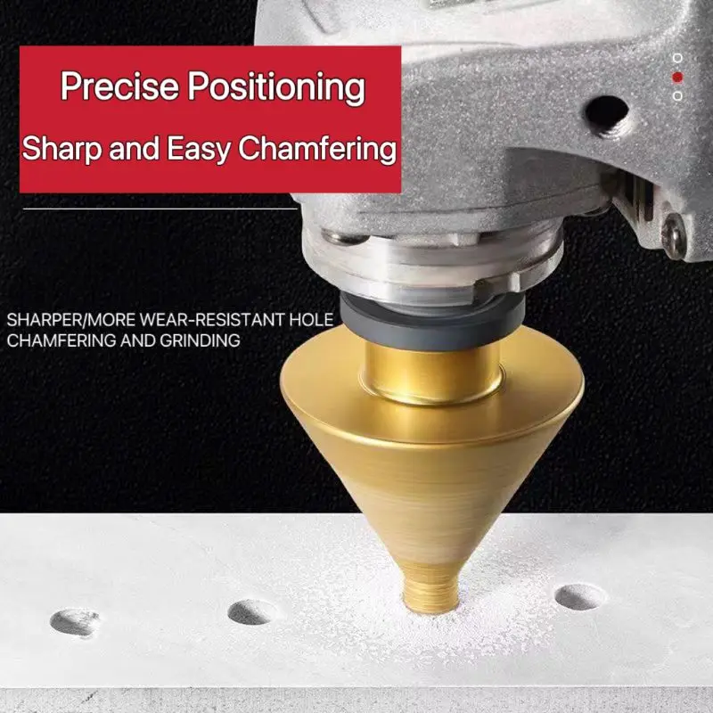 M14 M10 Diamond Chamfering Drill Bit Hole Reaming Cone Carving Grinding Polishing For Porcelain Tile Marble Drilling Tools