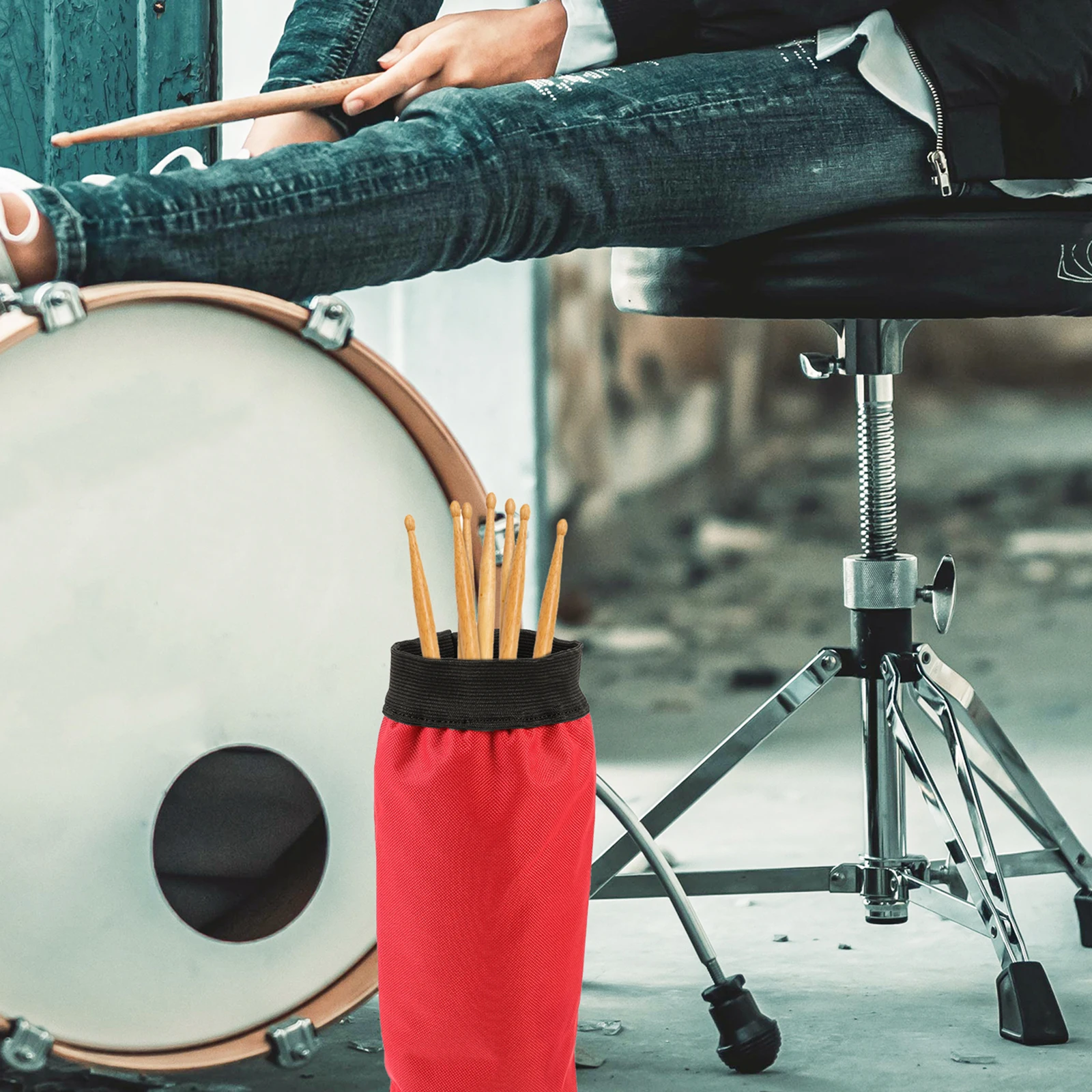 

1Pcs Professional Drumstick Barrel Superior Quality Strong Fixing Not Easy to Fall Off Good Gift for Drummers Drumstick Barrel