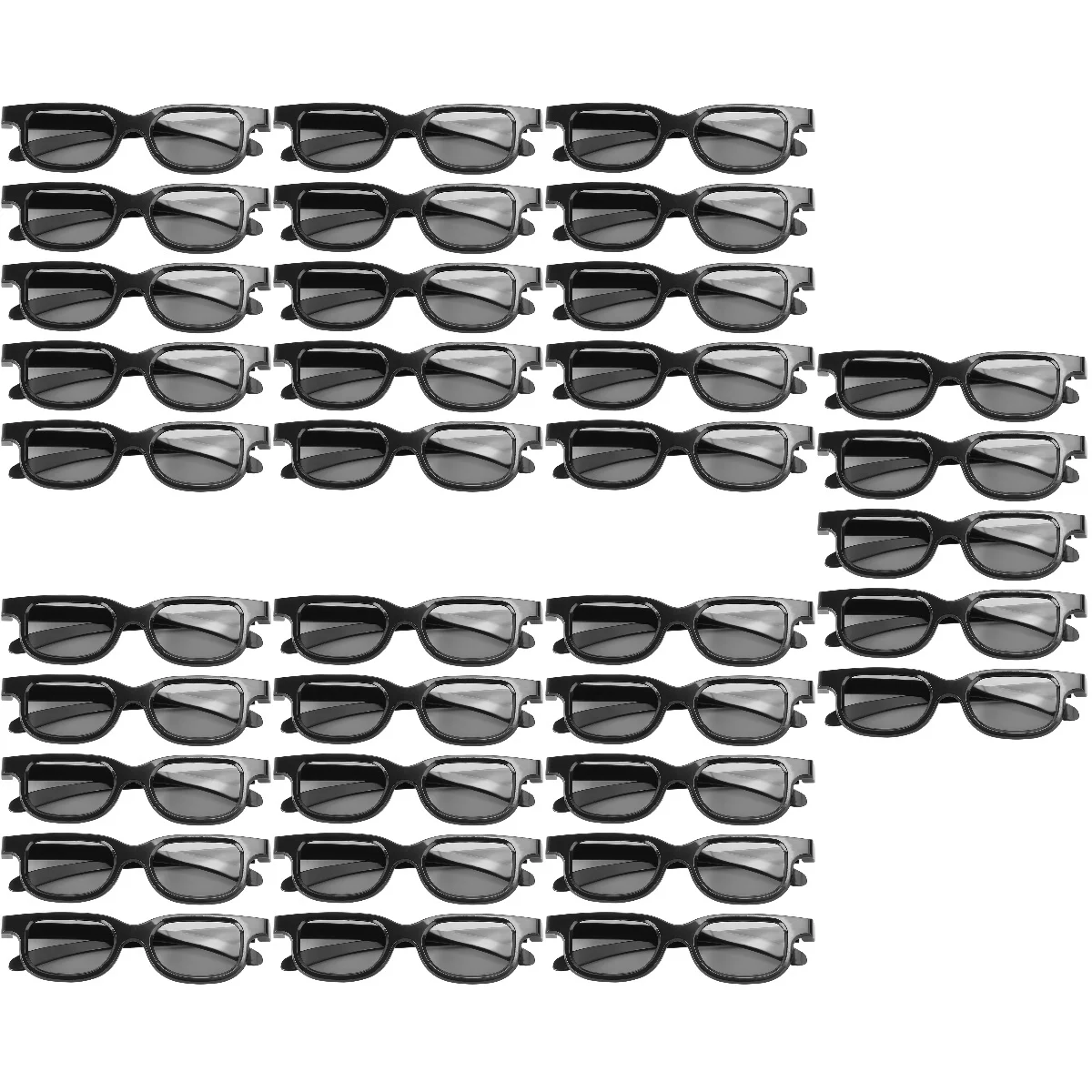

7pcs Movie polarizer3D movie glasses3D glasses3D video glasses3D game glasses3D Glasses