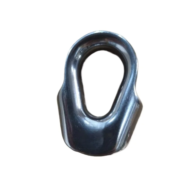 304 Stainless Steel Thimble Cable Protector Wire Rope Guard Ring for Outdoor Climbing Gear Rigging