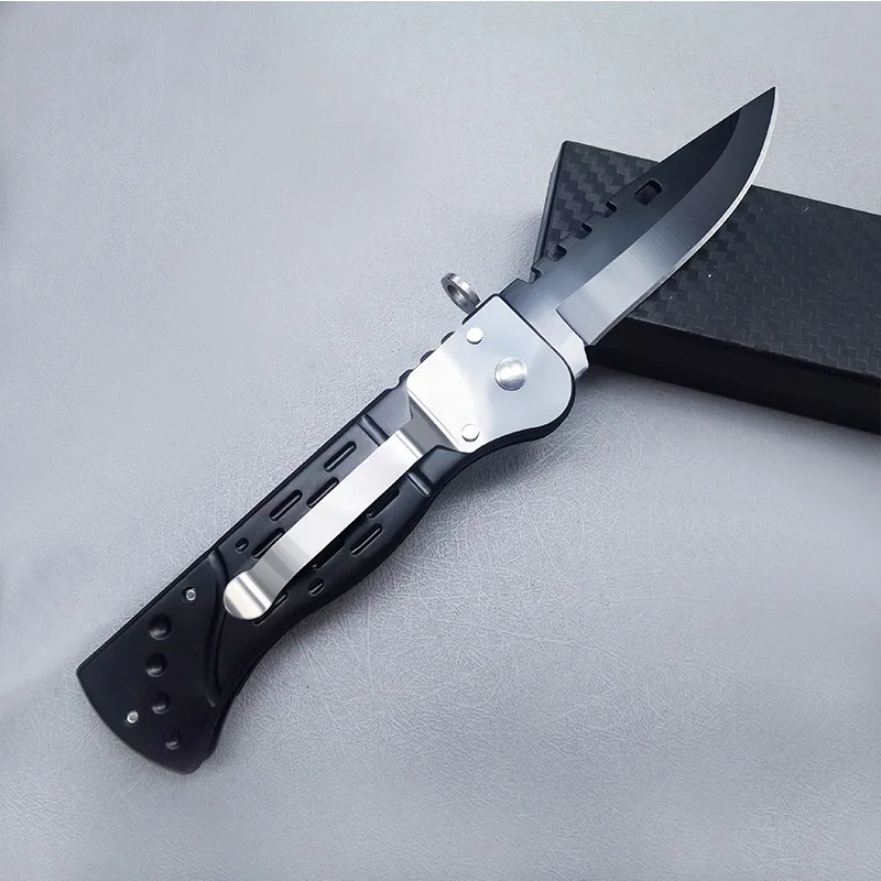 Classic Outdoor Camping Fishing Stainless Steel Folding Knife High Hardness Sharp Knife Multi purpose Convenient Knife