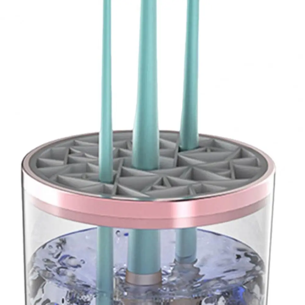 منظف فرش المكياج الكهربائي القابل للفصل، أدوات تنظيف فرشاة التجميل الأوتوماتيكية القابلة لإعادة الشحن عبر USB