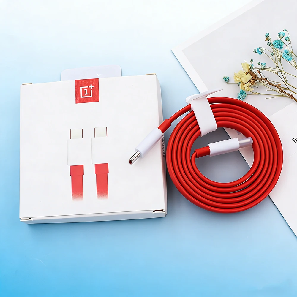 Oneplus Nord 2 2T CE 3 4 5 Cable 1M/1.5M Original 80W 100W Supervooc Warp Charge PD Type C Data Line For 1+ 13 12 Ace 3 5 6 Pro