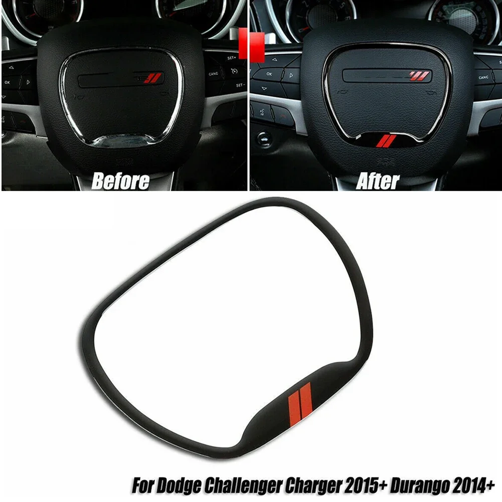 

For Dodge Challenger For Dodge Charger For Jeep For Grand For Cherokee For SRT8 Car Steering Wheel Trim Cover car Accessories