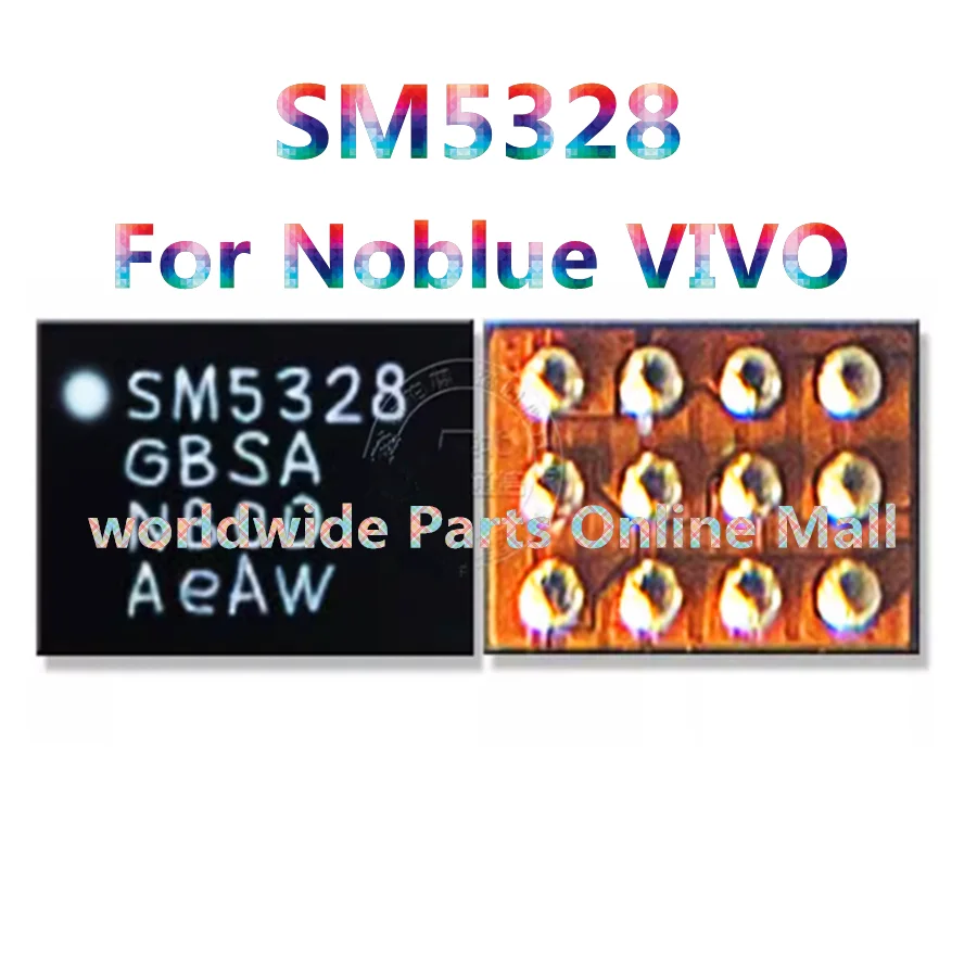 5 Stuks-50 Stuks Sm5328 Voor Noblue Note6 Meilan Lcd-Scherm Ic Chip 12 Pins