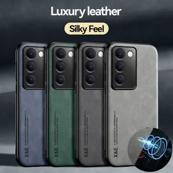 Shockproof Case for VIVO V40 SE V30 Lite V29 V27 Pro V29e V27e Protective Cover Car Magnetic Holder Phone Coque Fundas Capa