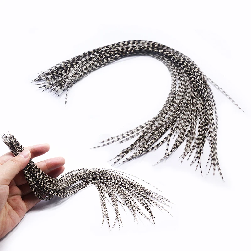 Plumas de Gallo Bronce para Mosca Seca – Talla 14-16 - imagen 2