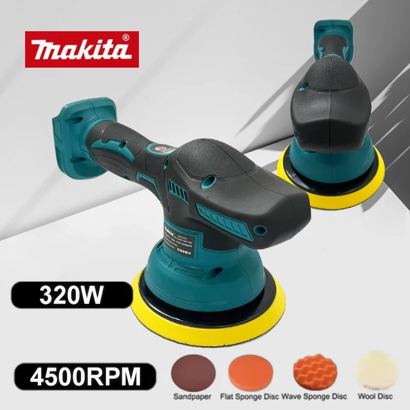 

Makita 8 Gears Digital Display Cordless Car Polisher Electric Polisher Auto Car Waxing Polishing Machine For 18V 20V Battery