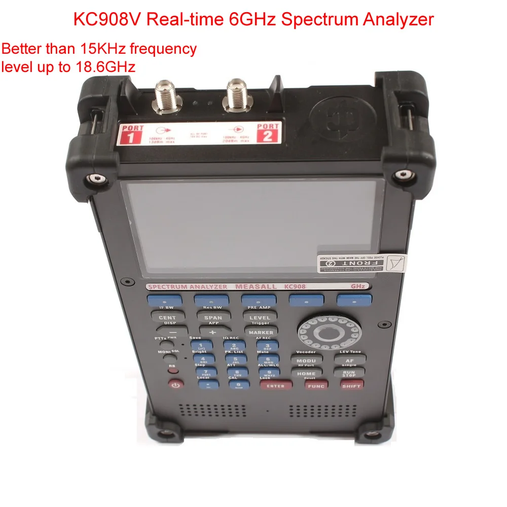 MEASALL LY.GROUP.CHINA Distributor Ultra-lightweight KC908V Real-time 6GHz Spectrum Analyzer Wide-band Sweep Monitor Receiver