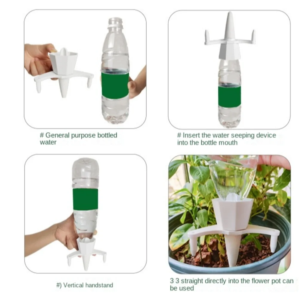 2024 Timing Setting Plant Watering Drink Bottle Flower Pot Automatic Drip Irrigation Manual Adjustment Home Watering System