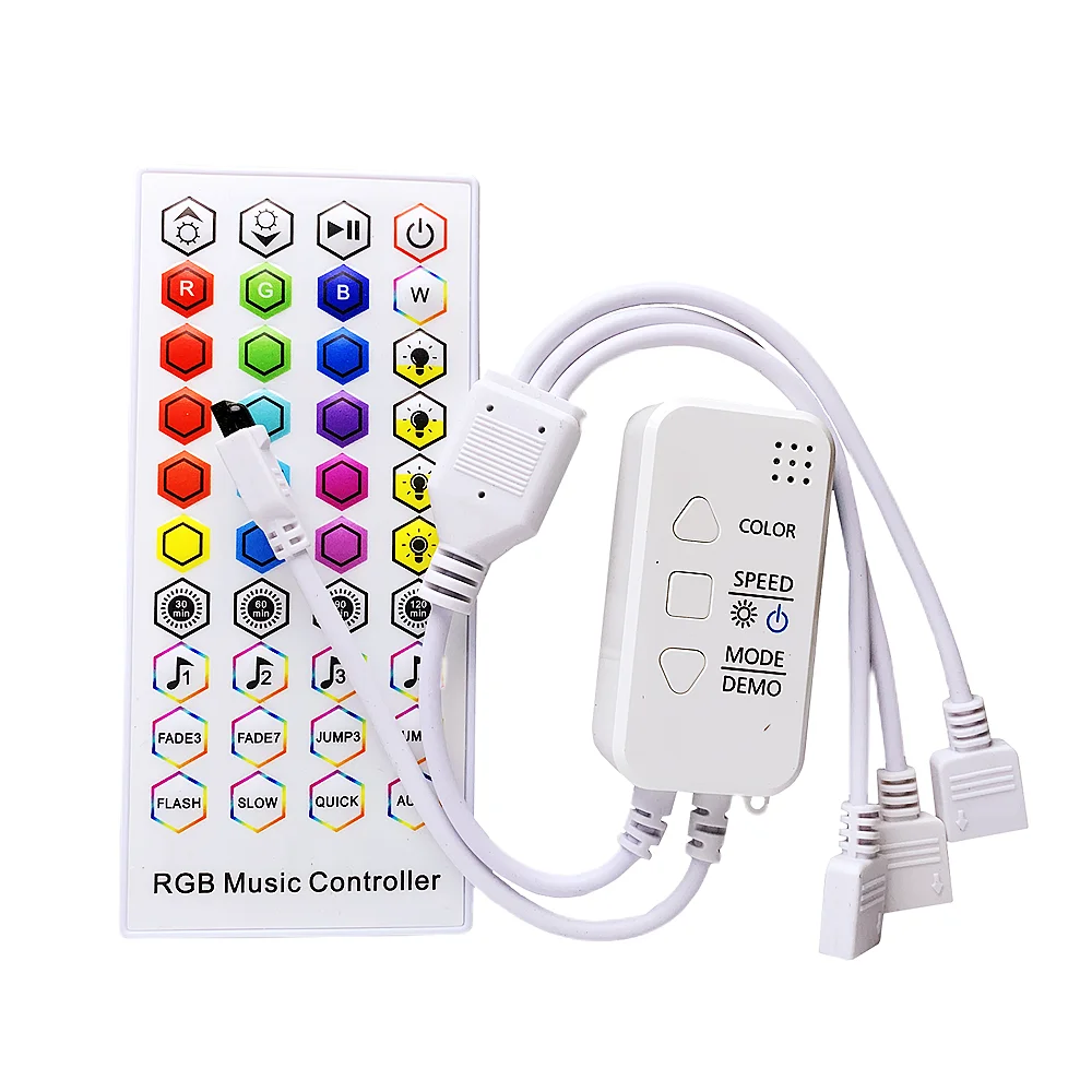 

Bluetooth-управление через приложение, 4 контакта, RGB, от 1 до 1/2/3/4