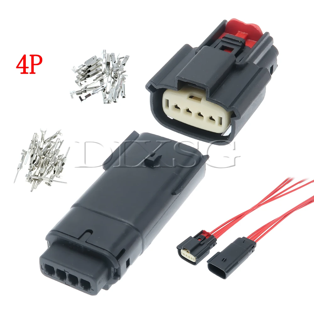 1 Set 4 Pin 33481-0406 33471-0406 Car Ignition Coil High-voltage Waterproof Plug for Buick Chevrolet Ford 33481-0401 33471-0401