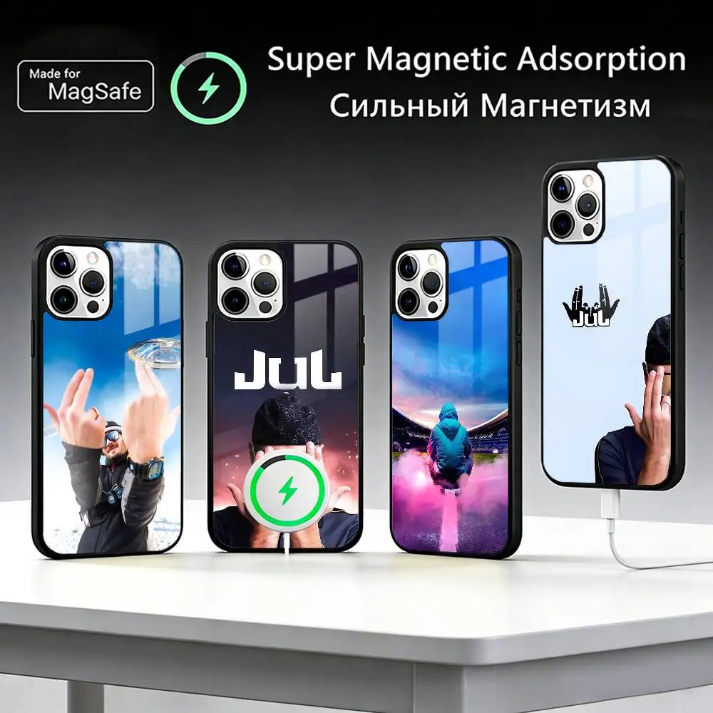 

J-JuL Rapper 'C'est Pas Des Lol' Phone Case for iPhone 17/16/15/14/13/12/11plus pro Max For Magsafe Wireless Charging Compatible