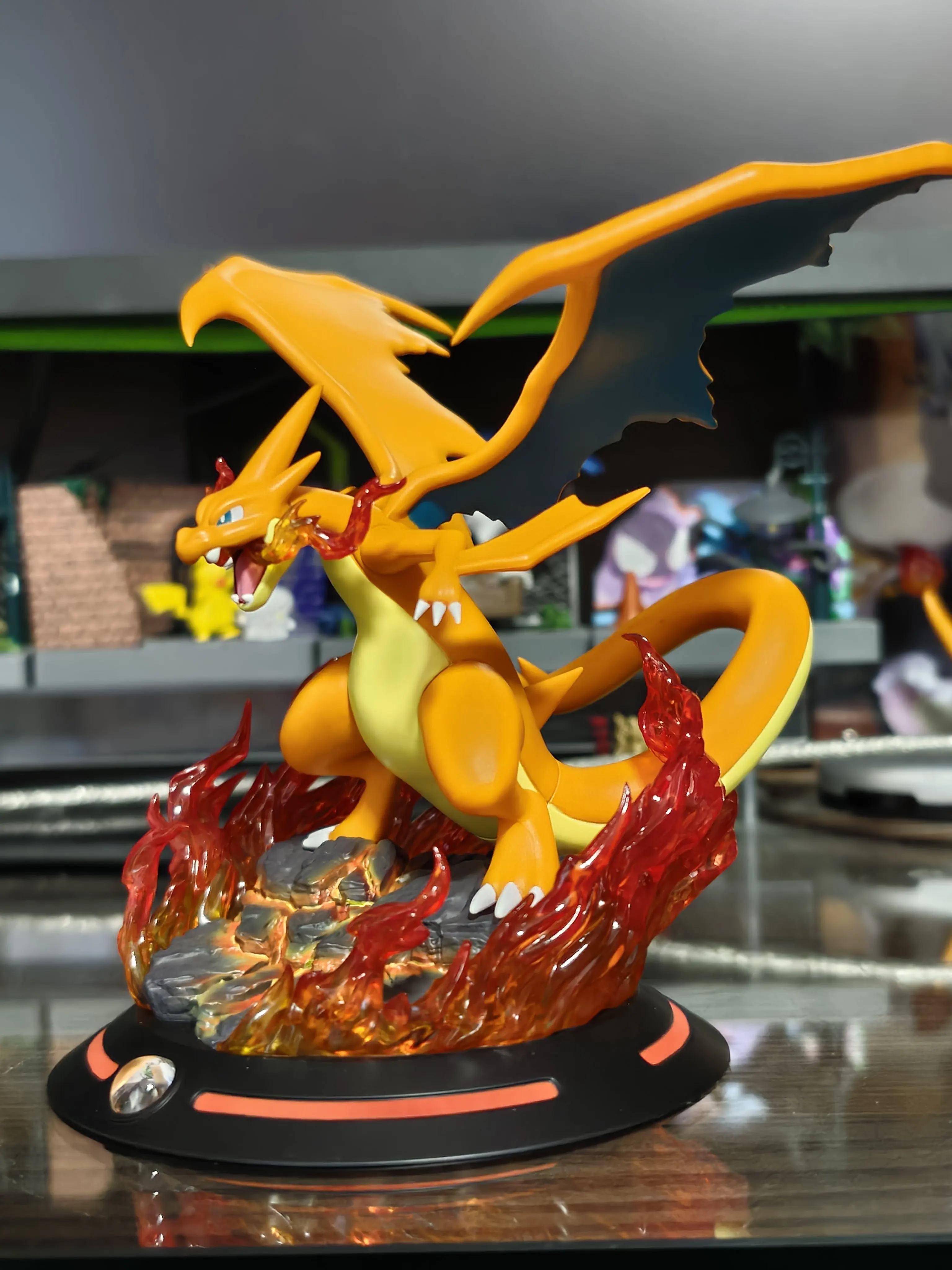 funism-ポケモンメガゲンガー超倍率アニメフィギュア模型玩具グッズ像ホームデスクトップ装飾アニメファンギフト
