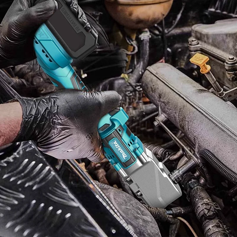 Makita 4800RPM Cordless Right Angle Wrench Electric Impact Wrench 90 Degree Ratchet Wrench For 18v Battery New