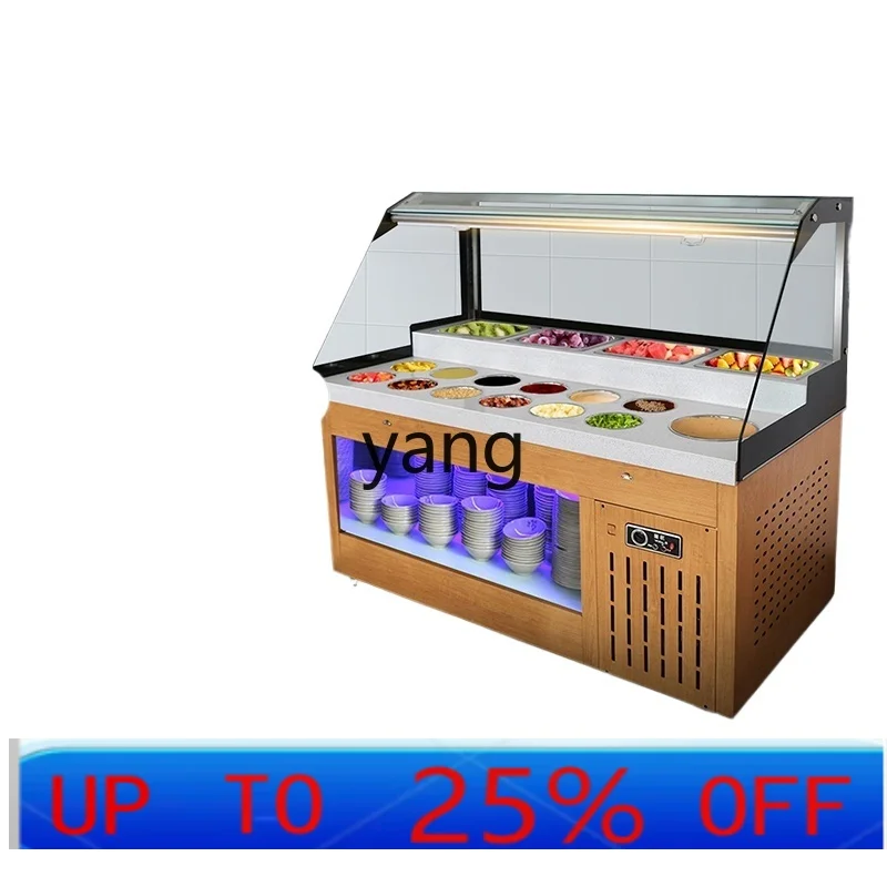 

LTT hot pot seasoning table Stainless steel commercial hot pot restaurant Malatang multi-functional self-service small