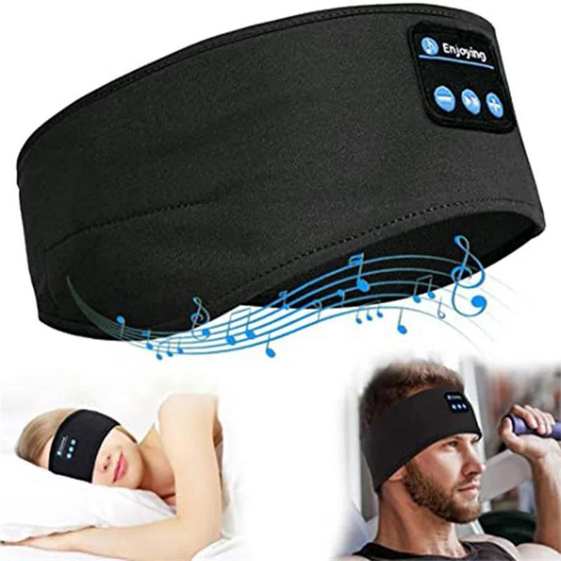 Sports Bluetooth Earphones And Sleeping Music Eye Mask Elastic Wireless Headphones Eyeshade Headset Headband Dropshipping