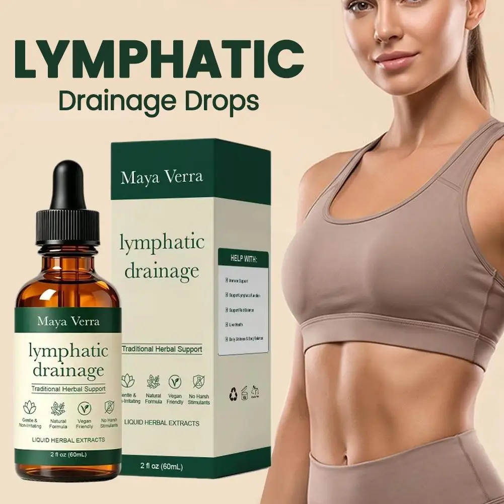 60ml Maya Verra Daily Care Drops Lymphatic Drainage Drop Natural Herbal Circulatory Swelling Relief Friendly Gentle Body Care