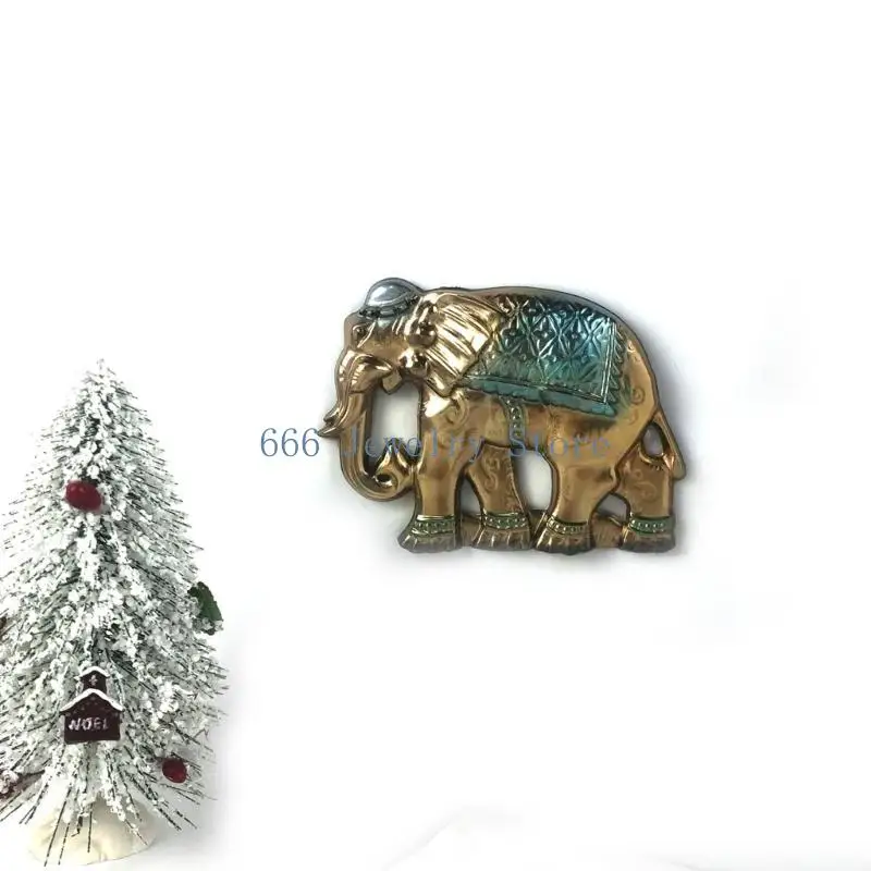 

F2TD Valentines Semi-stereoscopic Elephant Resin Silicone Molds Epoxy Casting Mold for Wall Hanging Mount Decor DIY Crafts