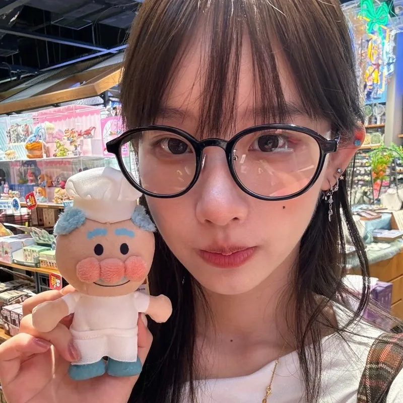 كوريا الخفيفة المضادة للضوء الأزرق نظارات النساء لا ماكياج عادي نظارات الرجال المتناقضة لطيف نظارات الكمبيوتر الزخرفية #2