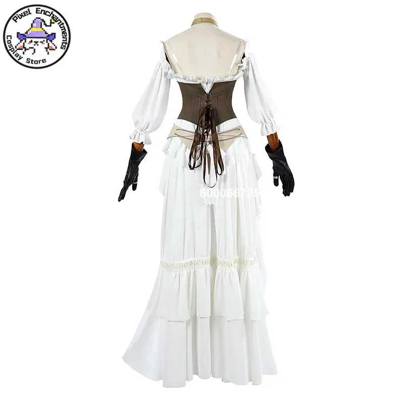 لعبة أنيمي Ff14 Ishgard أزياء تنكرية إكسسوارات أزياء الهالوين كرنفال حفلة تنكرية فستان قابل للفصل لـ Comic Con Coser
