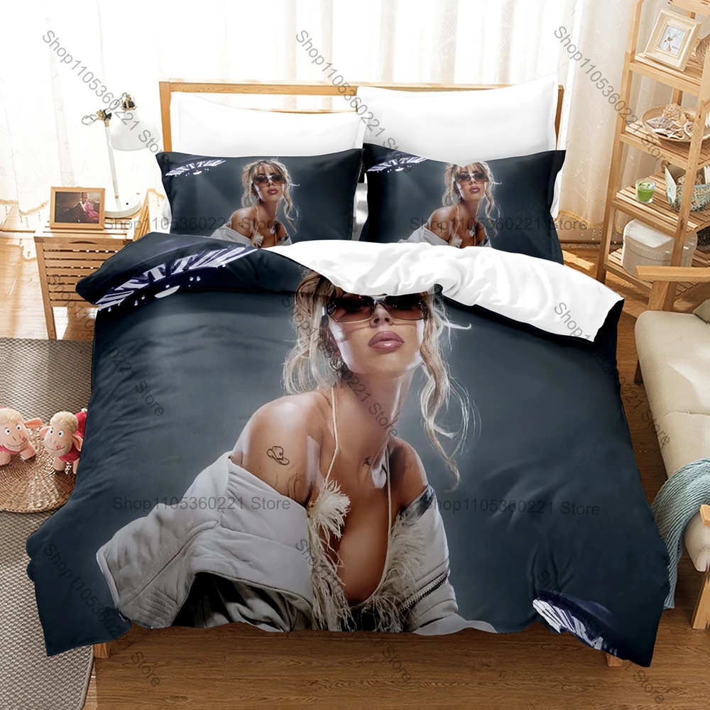 Tini Stoessel TINI Cupido Un Mechón de Pelo 3D Print Bedding Set Includes Duvet Cover 2 Pillowcases Vibrant Argentina Latin Pop