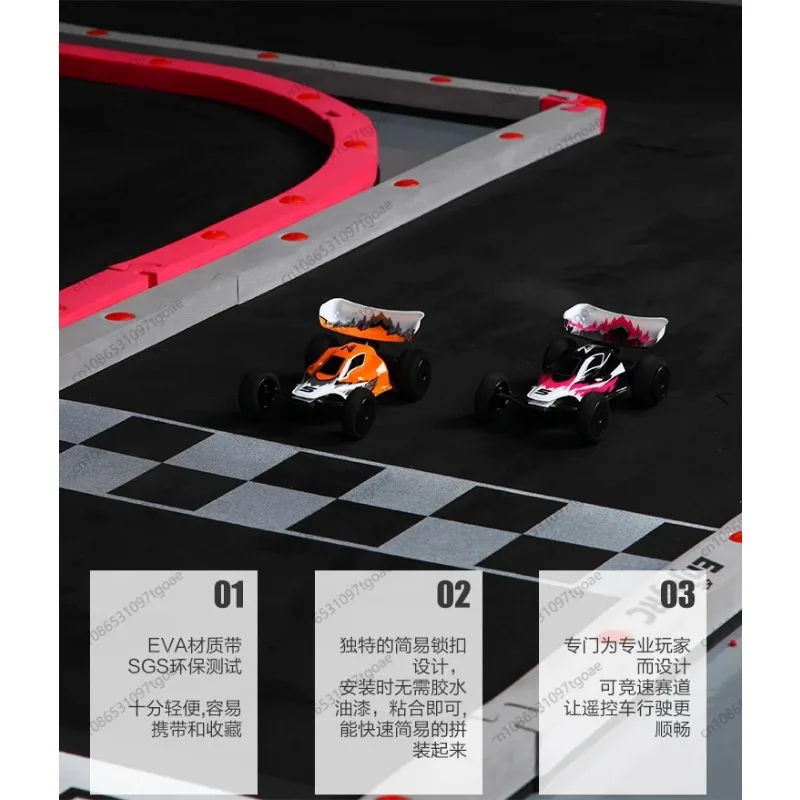 Mini-z RC Car Track 1/28 Scale 4WD Racing Runway for Drift & Race